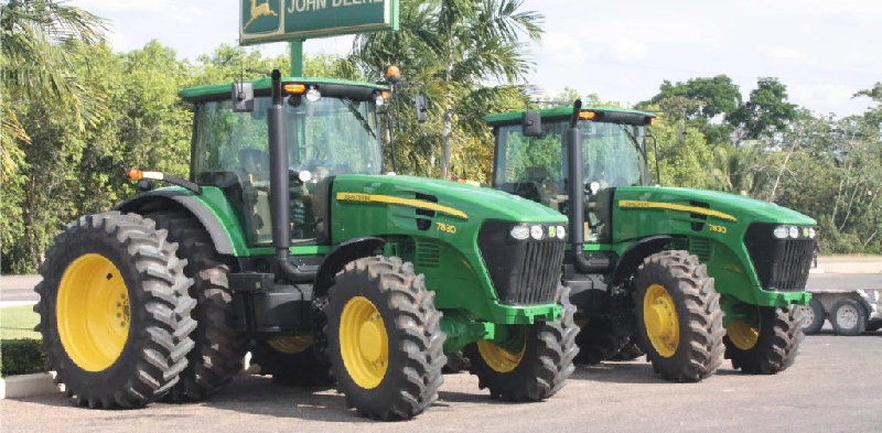 расход топлива у трактора John Deere